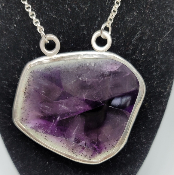 Auralite Amethyst Large Pendant - Picture 2 of 4